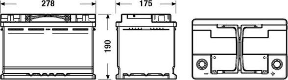 DETA DL700 - Startera akumulatoru baterija autospares.lv