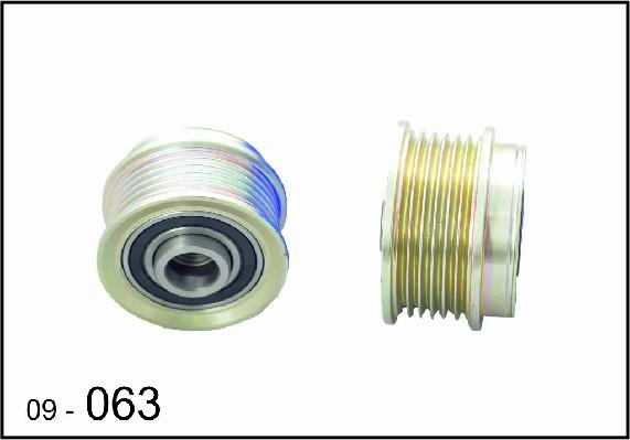 DEXWAL MOBIDEX 09-063 - Шкив генератора, муфта www.autospares.lv