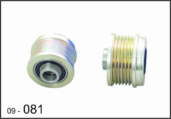 DEXWAL MOBIDEX 09-081 - Pulley, alternator, freewheel clutch www.autospares.lv