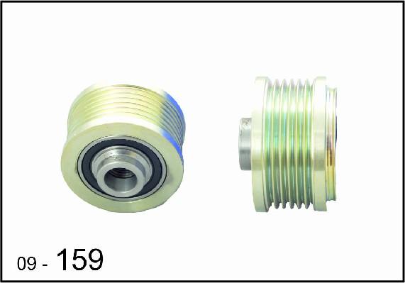 DEXWAL MOBIDEX 09-159 - Pulley, alternator, freewheel clutch www.autospares.lv