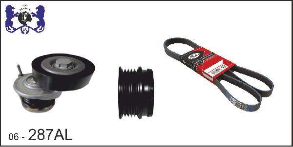 DEXWAL MOBIDEX 06-287AL - V-Ribbed Belt Set www.autospares.lv