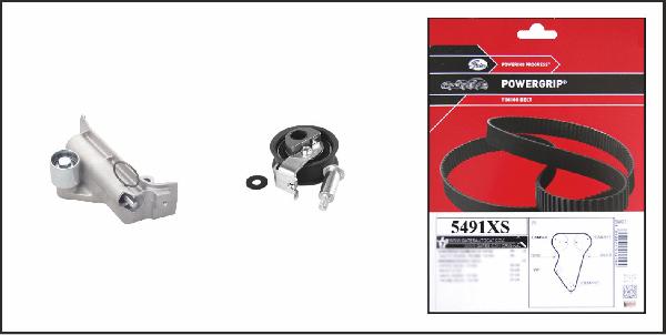 DEXWAL MOBIDEX 07-478 - Zobsiksnas komplekts www.autospares.lv