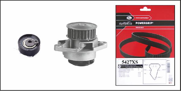 DEXWAL MOBIDEX 07-477WP - Ūdenssūknis + Zobsiksnas komplekts autospares.lv