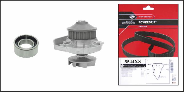 DEXWAL MOBIDEX 07-285WP - Ūdenssūknis + Zobsiksnas komplekts autospares.lv