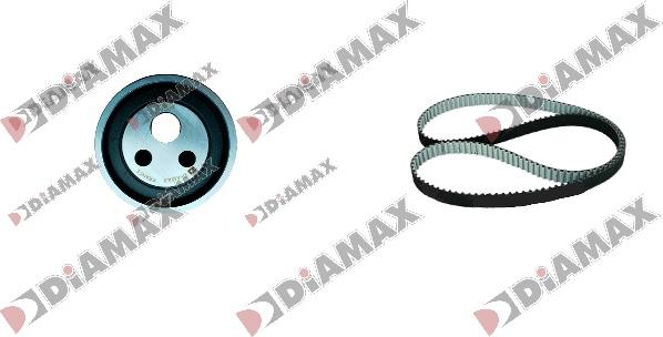 Diamax A6052 - Комплект зубчатого ремня ГРМ www.autospares.lv