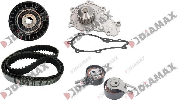 Diamax A6005WP - Water Pump & Timing Belt Set www.autospares.lv