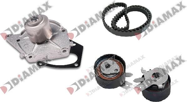 Diamax A6002WP - Water Pump & Timing Belt Set www.autospares.lv