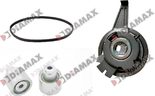 Diamax A6007 - Комплект зубчатого ремня ГРМ www.autospares.lv