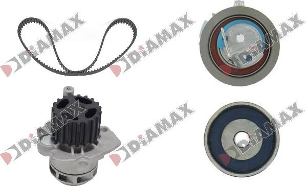 Diamax A6010WP - Water Pump & Timing Belt Set www.autospares.lv