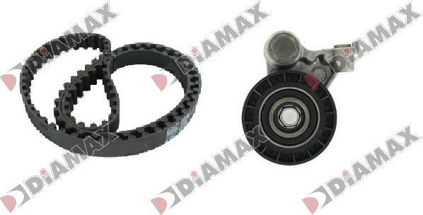 Diamax A6036 - Комплект зубчатого ремня ГРМ www.autospares.lv