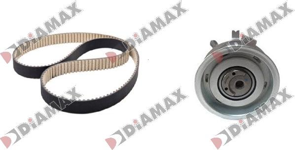 Diamax A6031 - Комплект зубчатого ремня ГРМ www.autospares.lv