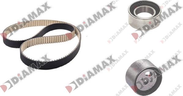 Diamax A6029 - Комплект зубчатого ремня ГРМ www.autospares.lv