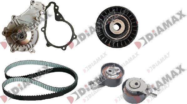 Diamax A6020WP - Water Pump & Timing Belt Set www.autospares.lv