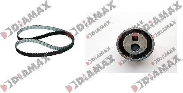 Diamax A6070 - Комплект зубчатого ремня ГРМ www.autospares.lv