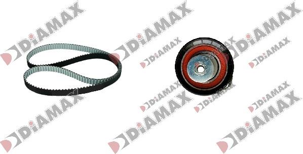 Diamax A6071 - Комплект зубчатого ремня ГРМ www.autospares.lv