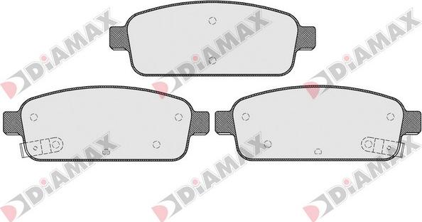 Diamax N09495 - Brake Pad Set, disc brake www.autospares.lv