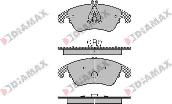 Diamax N09441 - Bremžu uzliku kompl., Disku bremzes autospares.lv