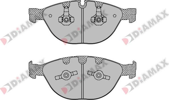 Diamax N09439 - Bremžu uzliku kompl., Disku bremzes www.autospares.lv