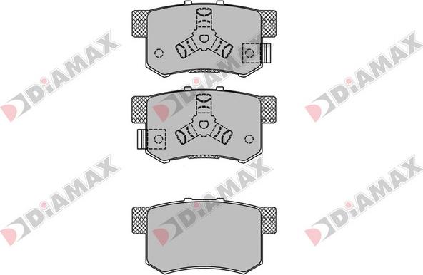 Diamax N09437 - Bremžu uzliku kompl., Disku bremzes autospares.lv