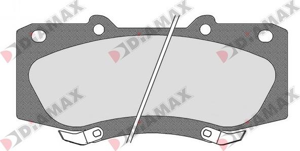 Diamax N09594 - Brake Pad Set, disc brake www.autospares.lv