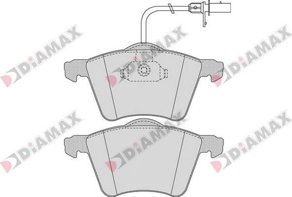 Diamax N09549 - Bremžu uzliku kompl., Disku bremzes autospares.lv