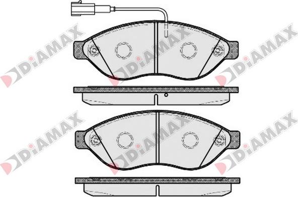 Diamax N09541 - Bremžu uzliku kompl., Disku bremzes autospares.lv