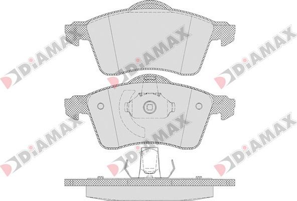 Diamax N09559 - Bremžu uzliku kompl., Disku bremzes autospares.lv