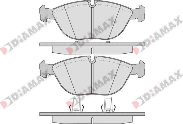 Diamax N09552 - Bremžu uzliku kompl., Disku bremzes autospares.lv