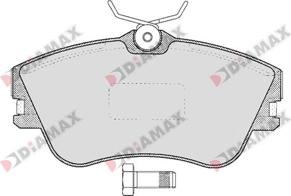 Diamax N09564 - Bremžu uzliku kompl., Disku bremzes autospares.lv