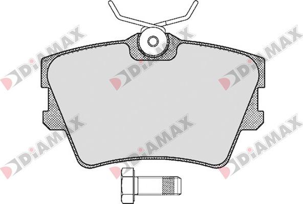 Diamax N09562 - Bremžu uzliku kompl., Disku bremzes www.autospares.lv