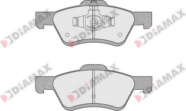 Diamax N09514 - Bremžu uzliku kompl., Disku bremzes autospares.lv