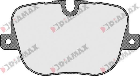 Diamax N09525 - Bremžu uzliku kompl., Disku bremzes www.autospares.lv