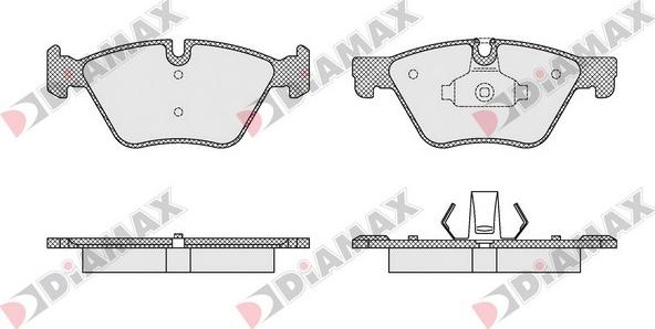 Diamax N09523 - Bremžu uzliku kompl., Disku bremzes autospares.lv