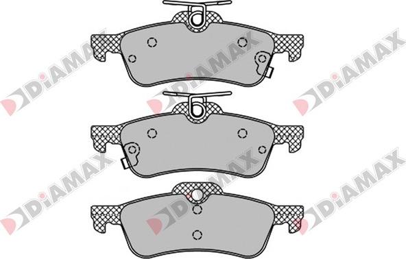 Diamax N09579 - Brake Pad Set, disc brake www.autospares.lv