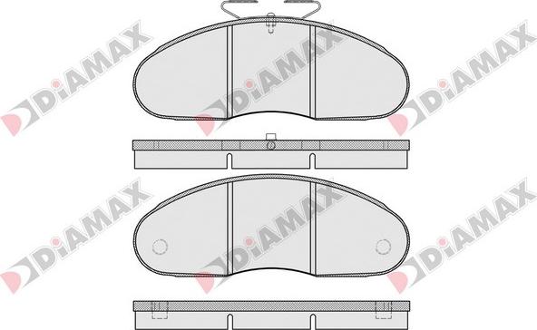 Diamax N09653 - Bremžu uzliku kompl., Disku bremzes autospares.lv