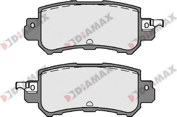 Diamax N09663 - Brake Pad Set, disc brake www.autospares.lv