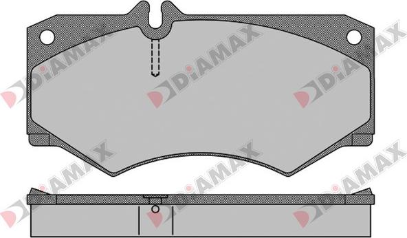 Diamax N09633 - Bremžu uzliku kompl., Disku bremzes autospares.lv