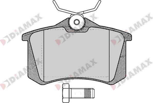 Diamax N09678 - Bremžu uzliku kompl., Disku bremzes autospares.lv