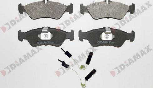 Diamax N09097A - Brake Pad Set, disc brake www.autospares.lv