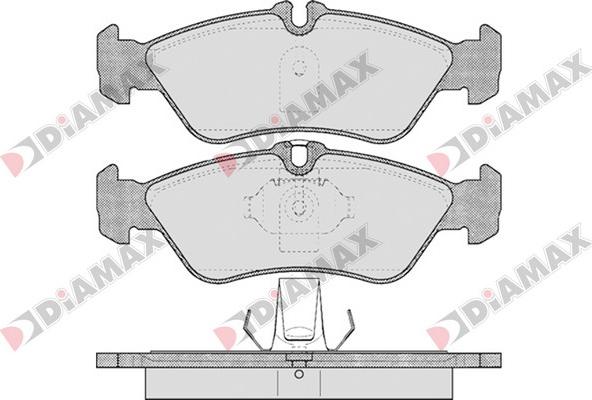 Diamax N09097 - Brake Pad Set, disc brake www.autospares.lv