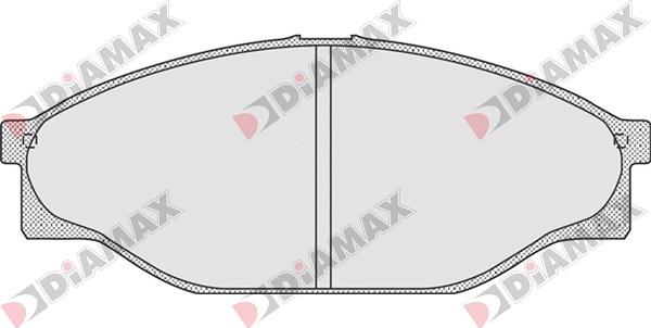 Diamax N09045 - Brake Pad Set, disc brake www.autospares.lv