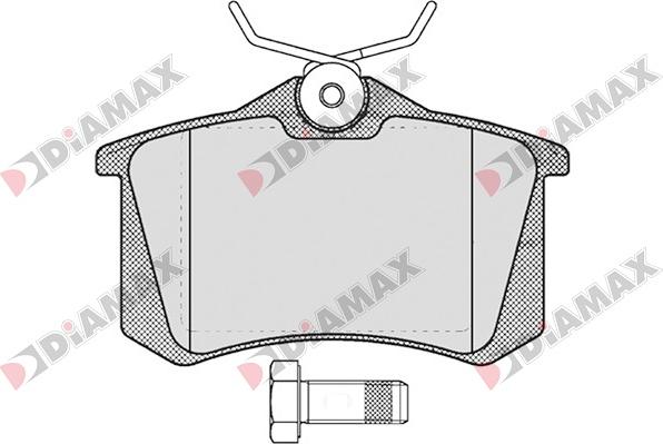 Diamax N09034 - Bremžu uzliku kompl., Disku bremzes www.autospares.lv