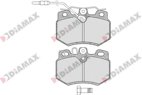 Diamax N09029 - Bremžu uzliku kompl., Disku bremzes www.autospares.lv