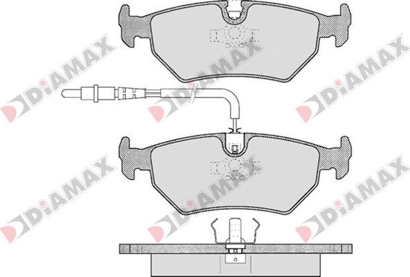 Diamax N09079 - Bremžu uzliku kompl., Disku bremzes autospares.lv