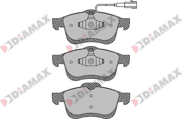 Diamax N09182 - Bremžu uzliku kompl., Disku bremzes autospares.lv