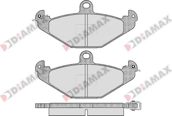 Diamax N09137 - Bremžu uzliku kompl., Disku bremzes autospares.lv