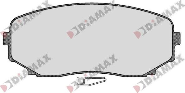 Diamax N09846 - Brake Pad Set, disc brake www.autospares.lv