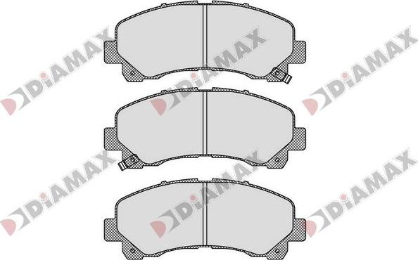 Diamax N09840 - Bremžu uzliku kompl., Disku bremzes www.autospares.lv