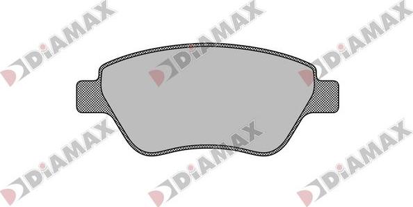 Diamax N09823 - Тормозные колодки, дисковые, комплект www.autospares.lv