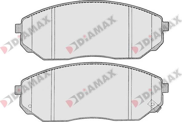 Diamax N09359 - Bremžu uzliku kompl., Disku bremzes www.autospares.lv